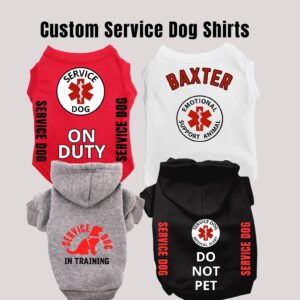 Custom Service Dog Shirts