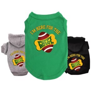 Super Bowl Dog Shirt - "I'm here for the Puppy Bowl"