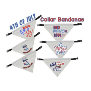 4th of July Dog Bandana's