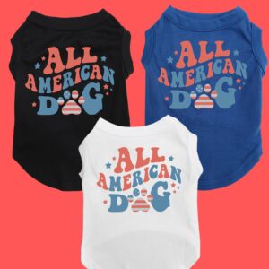 All American Dog Shirt - 4th Of July