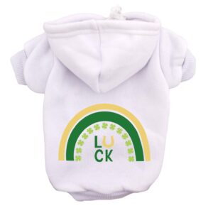 St. Patrick's Day Dog Hoodie w/ Matching Bandana