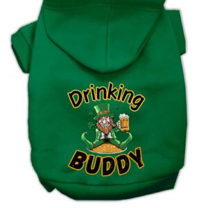 St. Patrick's Day Hoodie "Drinking Buddy" with Bandana