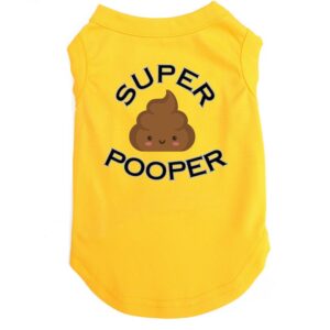 Funny Dog Shirt 'Super Pooper'