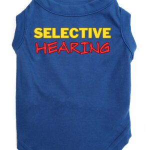 Funny Dog Shirt: 'Selective Hearing'