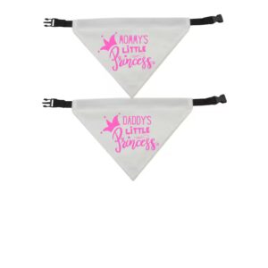 Mommy's Little Princess or Daddy's Little Princess Pet Bandana