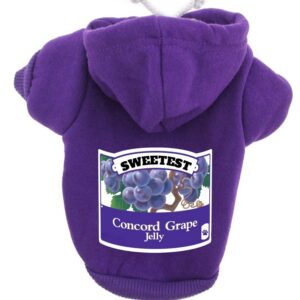 Matching Peanut Butter and Jelly and Bread Dog Hoodie