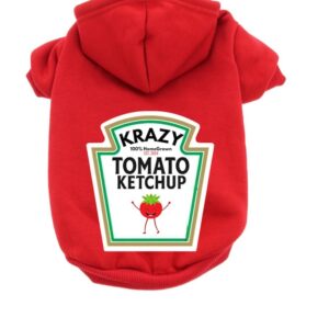 Matching Condiment Pet Dog and Cat Hoodie