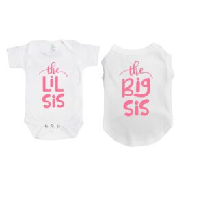 Matching Baby Shirts and Bandanas Big Bro Lil Bro Big Sis Lil Sis Baby Shirts