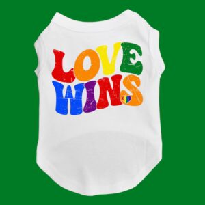 Love Wins Dog Shirt